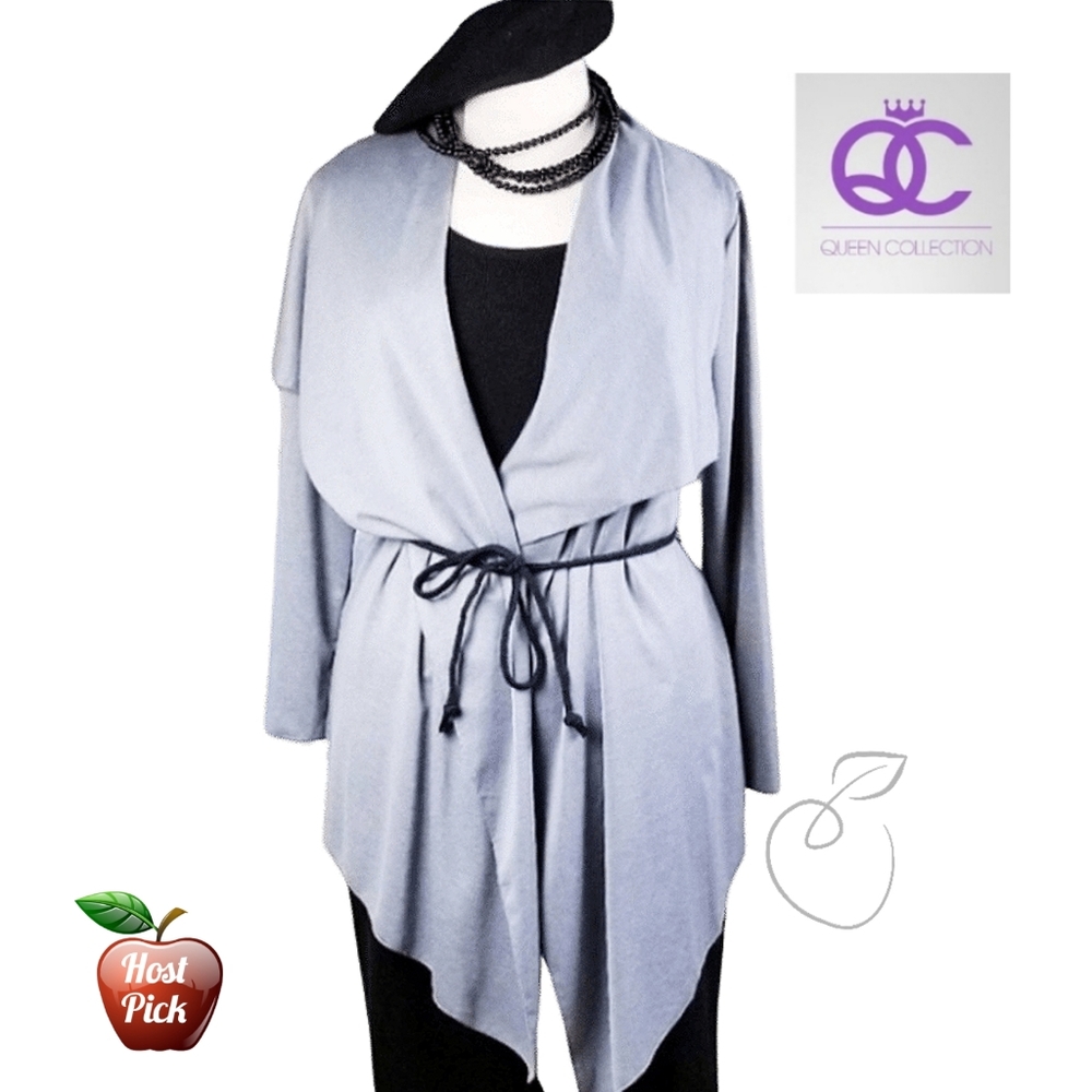 QUEEN COLLECTION DRAPED JACKET SIZE XL
